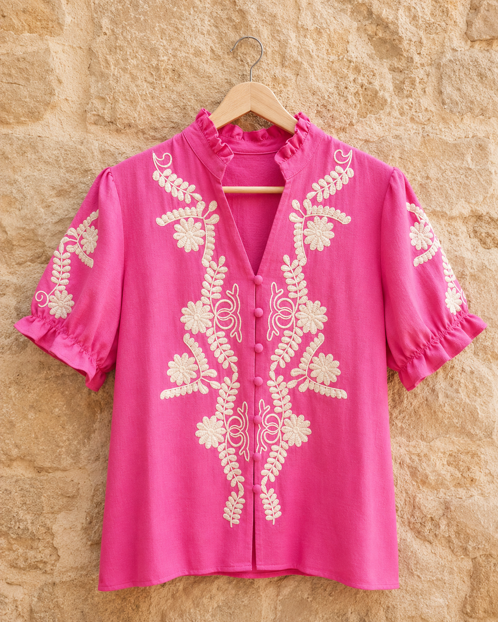 Camisa Sara bordada