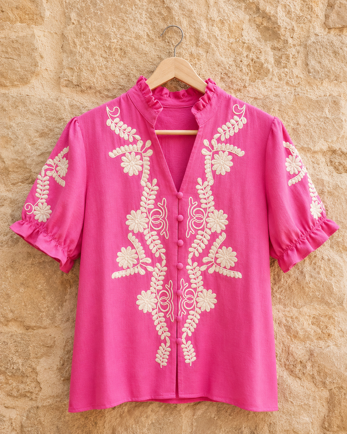 Camisa Sara bordada