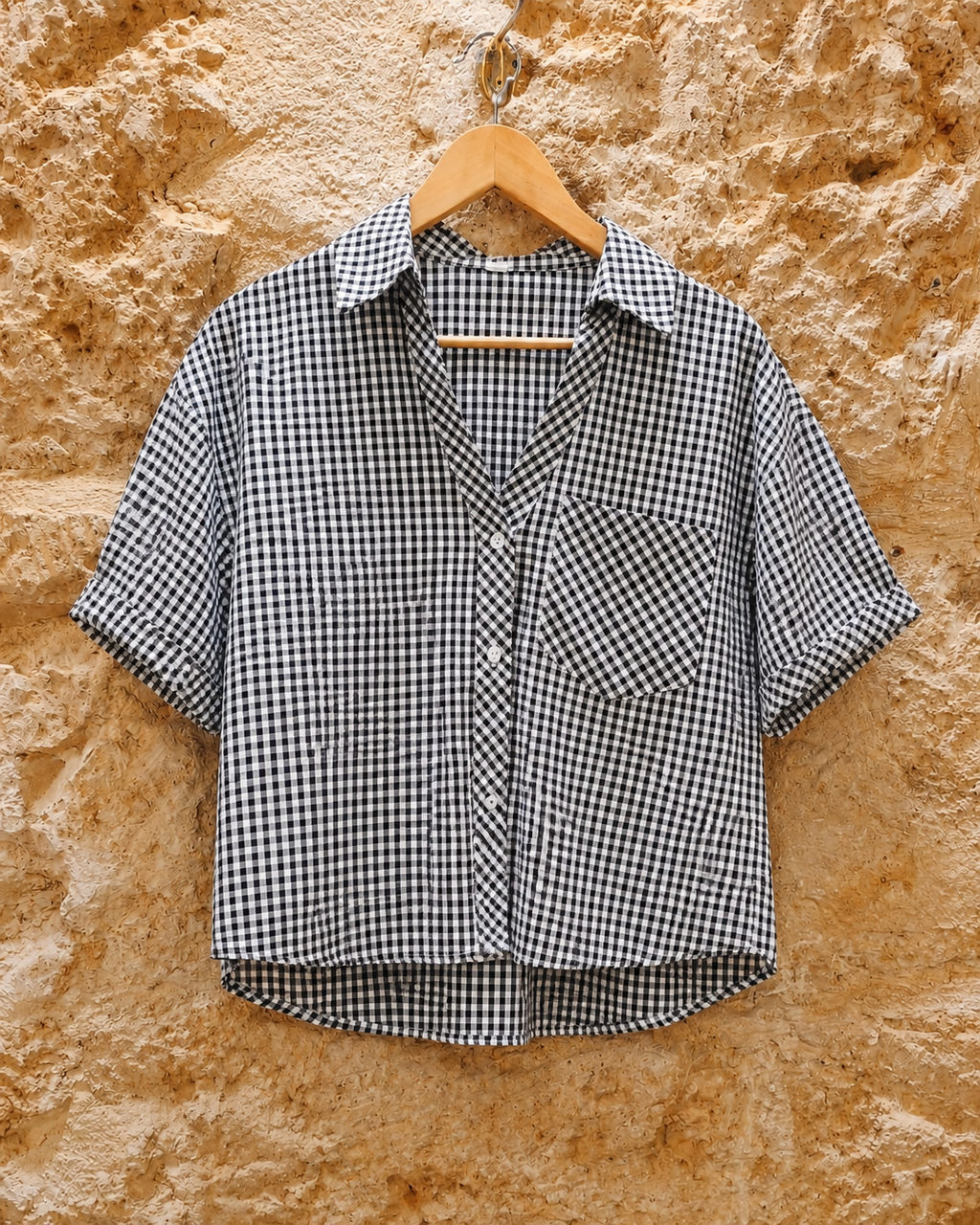 Camisa vichy 100% algodón
