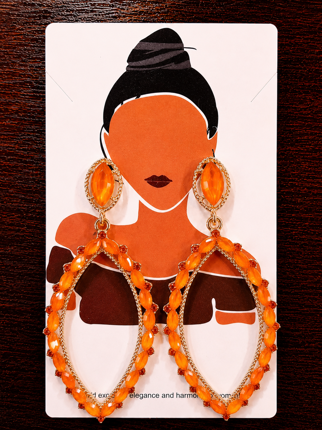 Pendientes largos de fiesta con
