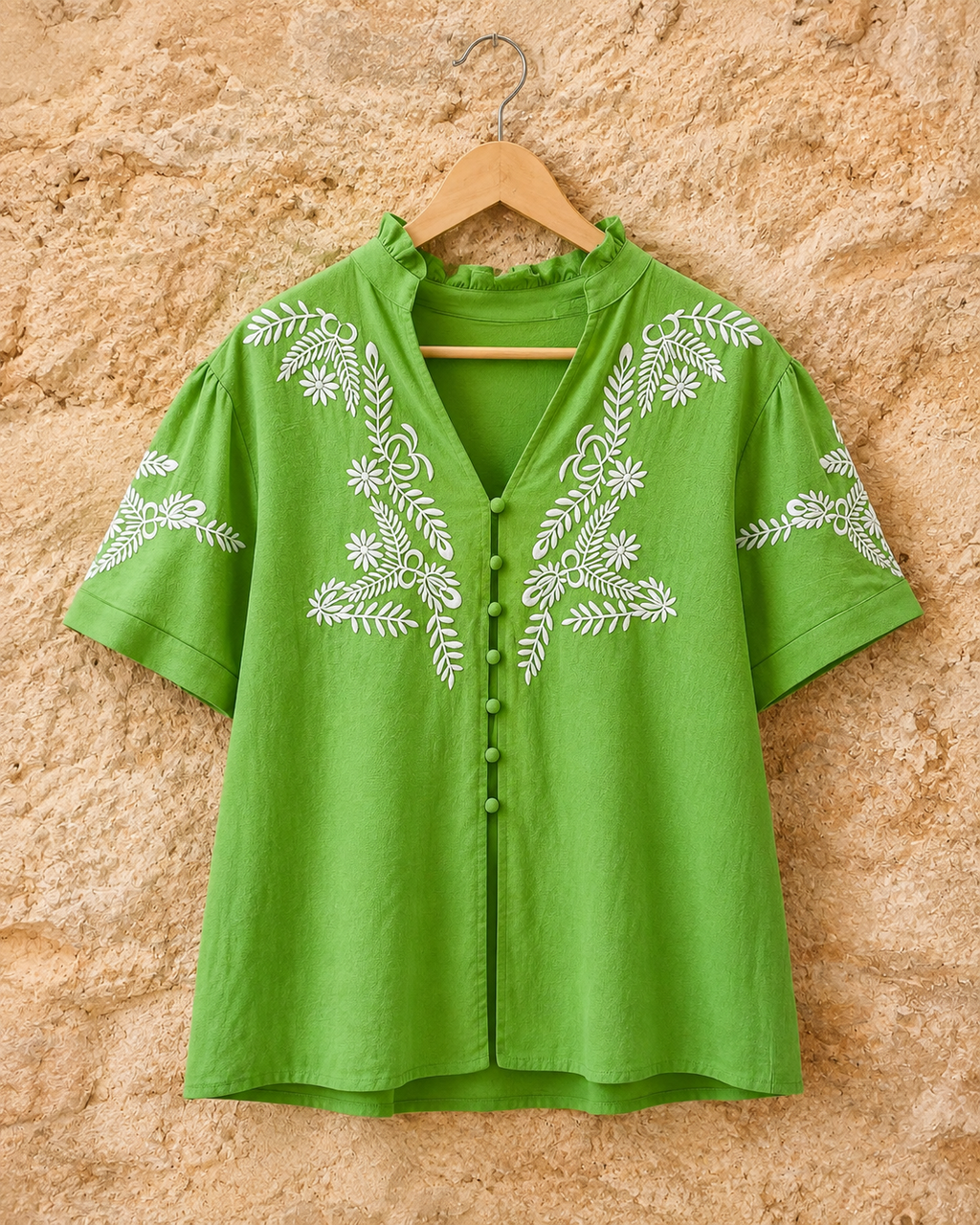 Camisa Sara bordada