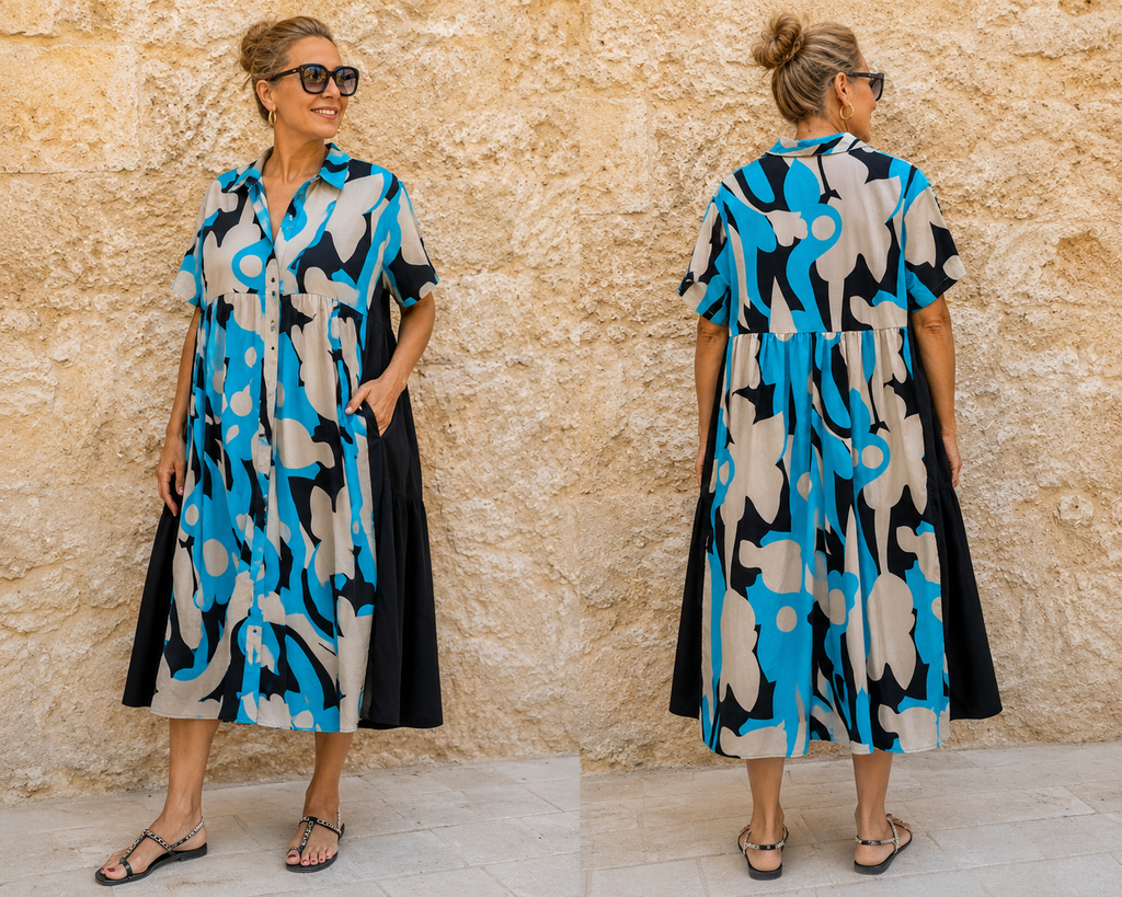 Vestido camisero mid