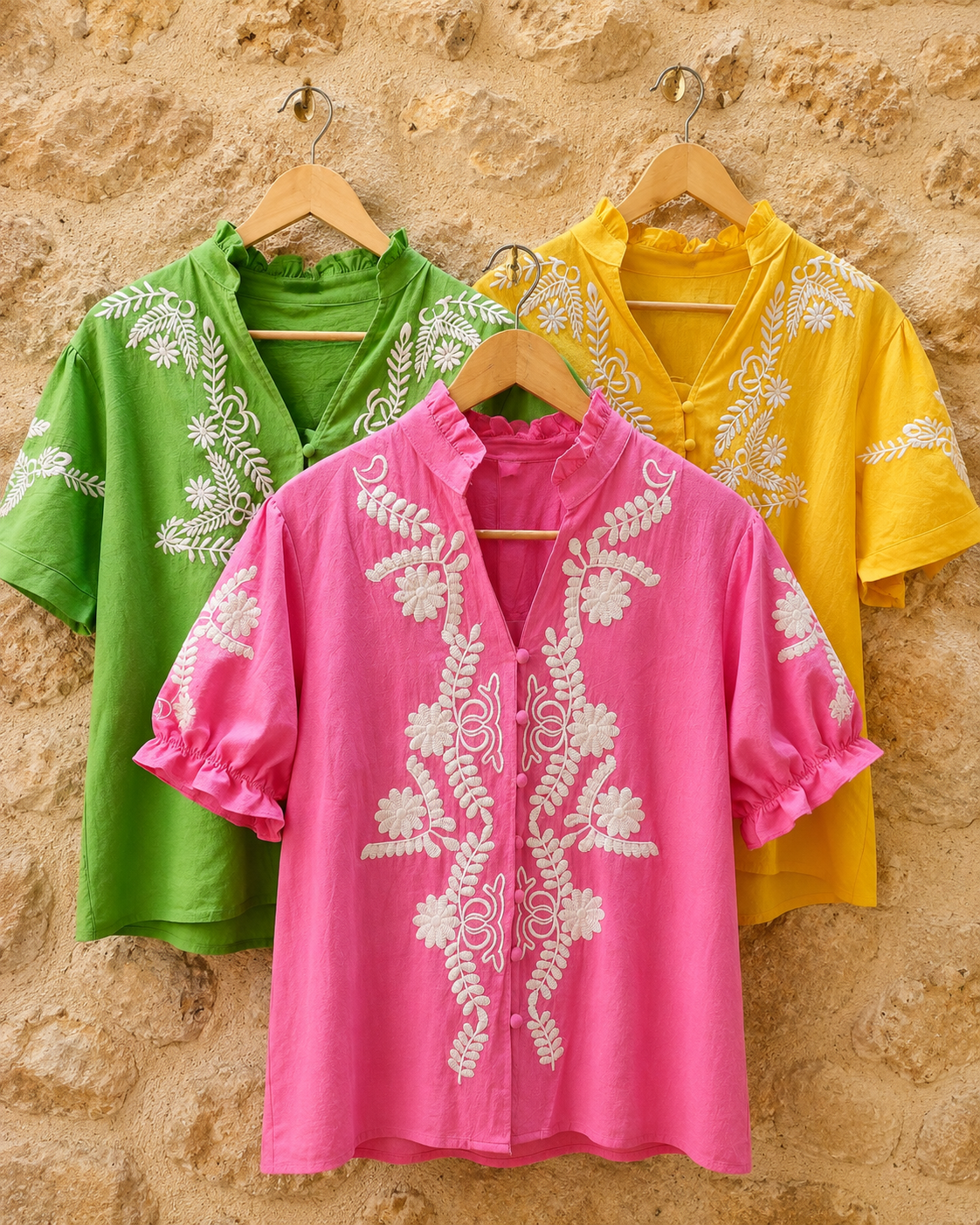 Camisa Sara bordada