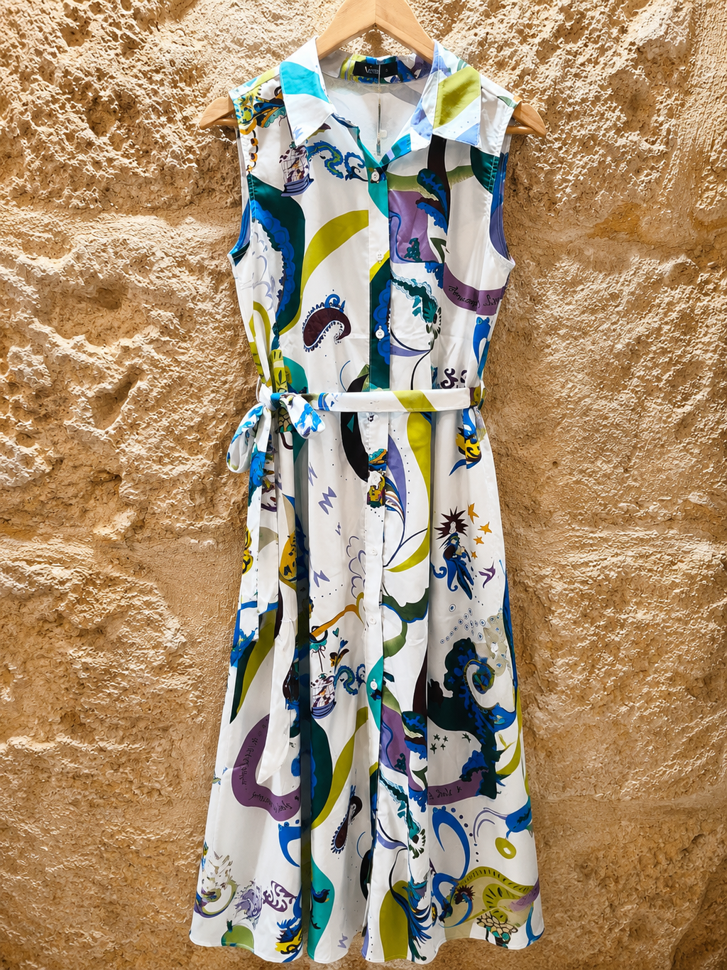 Vestido Mid Arabescos