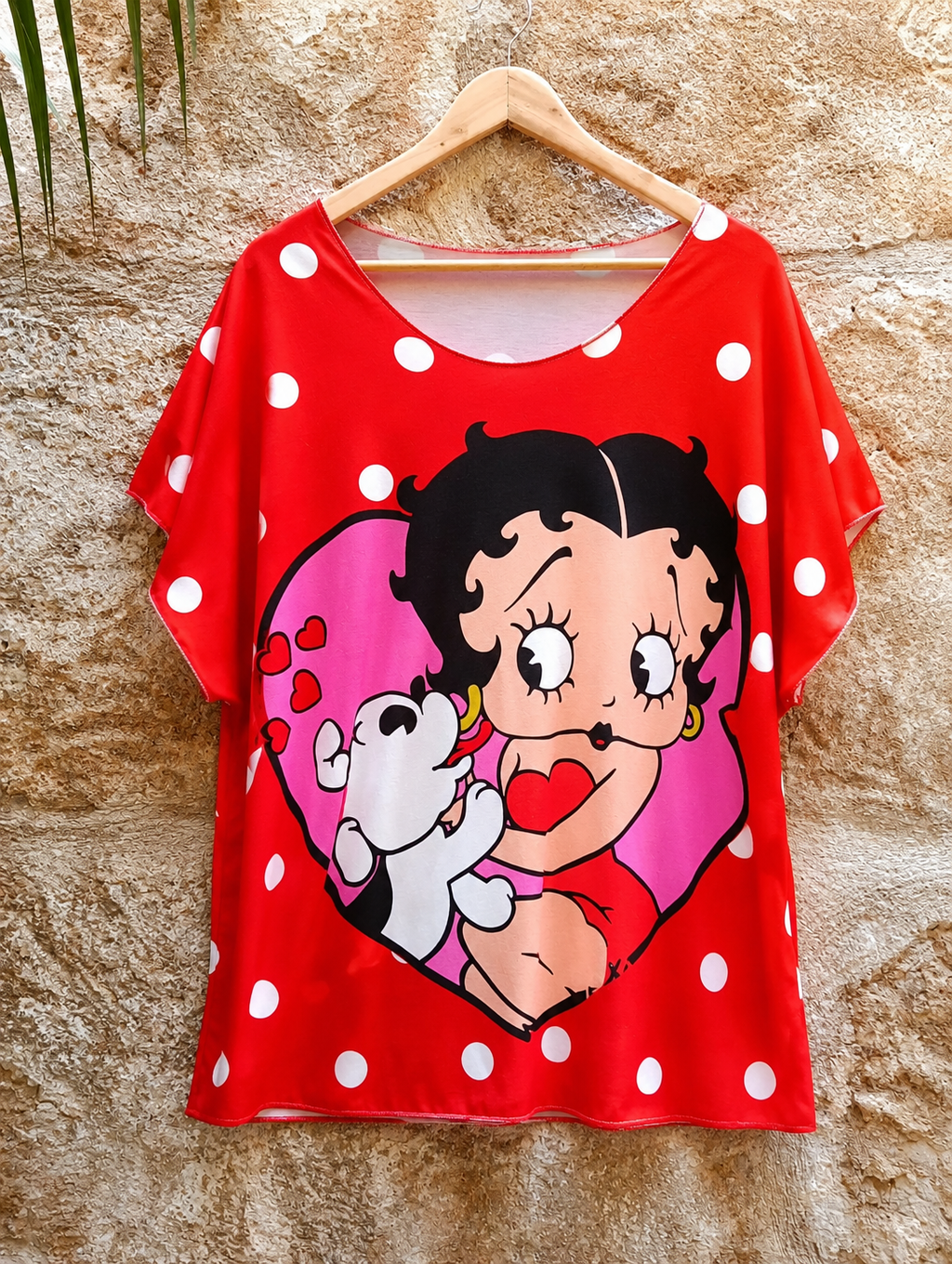Camiseta Betty Boop Oversize