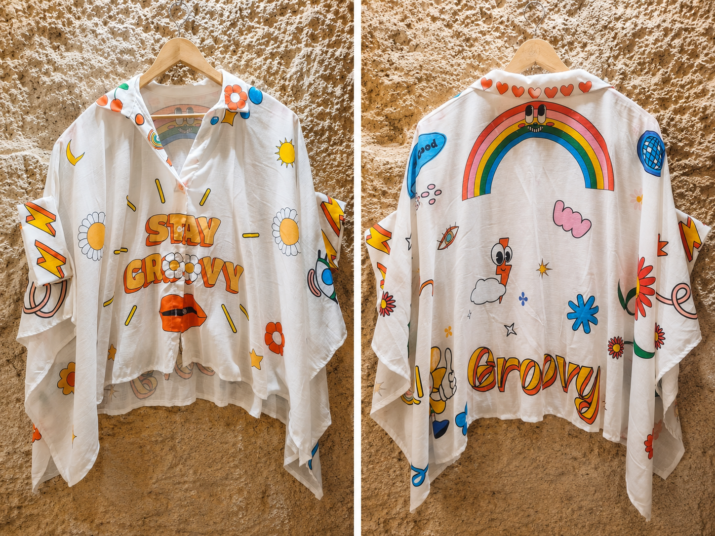 Poncho arcoiris
