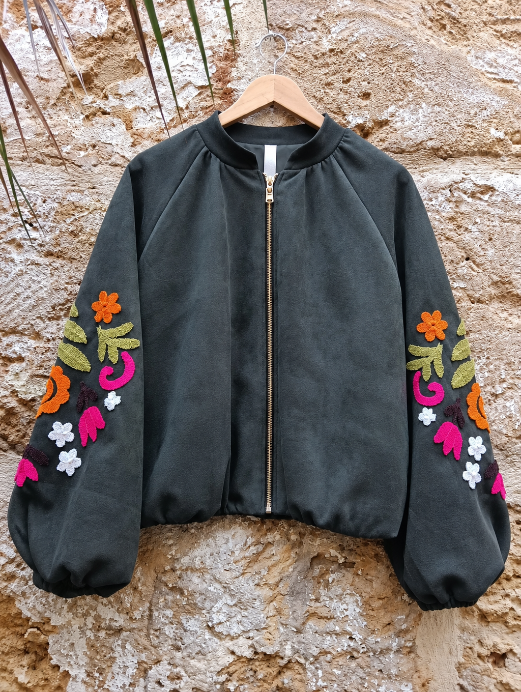 Chaqueta Baloon Bordada