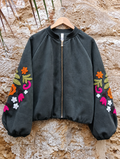 Chaqueta Baloon Bordada