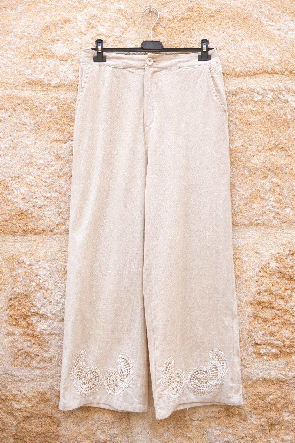 Pantalón Bordado