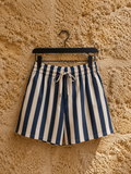 Short Rayas algodón