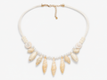 Collar Conchas y perlas